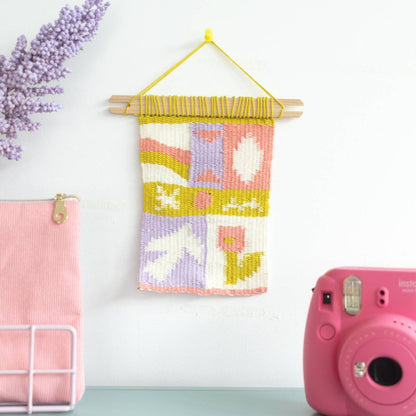 Kit DIY Tissage Mural Pop – Tissage Débutant avec Métier à Tisser | La Petite Épicerie LA PETITE EPICERIE