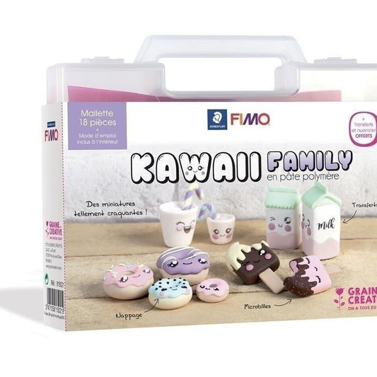 Mallette FIMO Kawaii Family – Création Donuts & Figurines Kawaii GRAINE CREATIVE