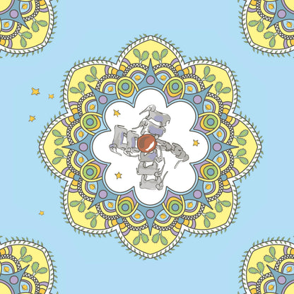 Mandala du Petit Prince à mettre en couleur avec des feutres