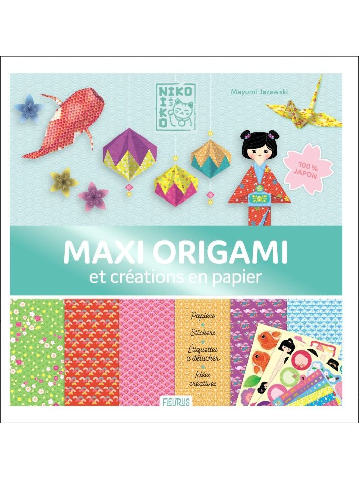 Maxi Origami et Créations en Papier 100% Japon Niko-Niko pour loisirs créatifs