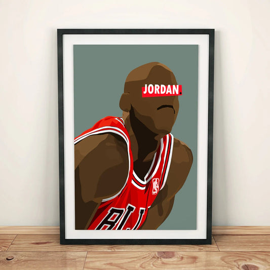 HUGOLOPPI Affiche Michael Jordan Hugoloppi