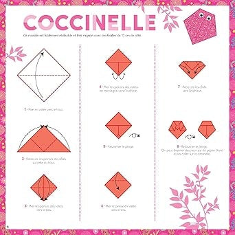 Modèles d'origami inclus dans le bloc créatif