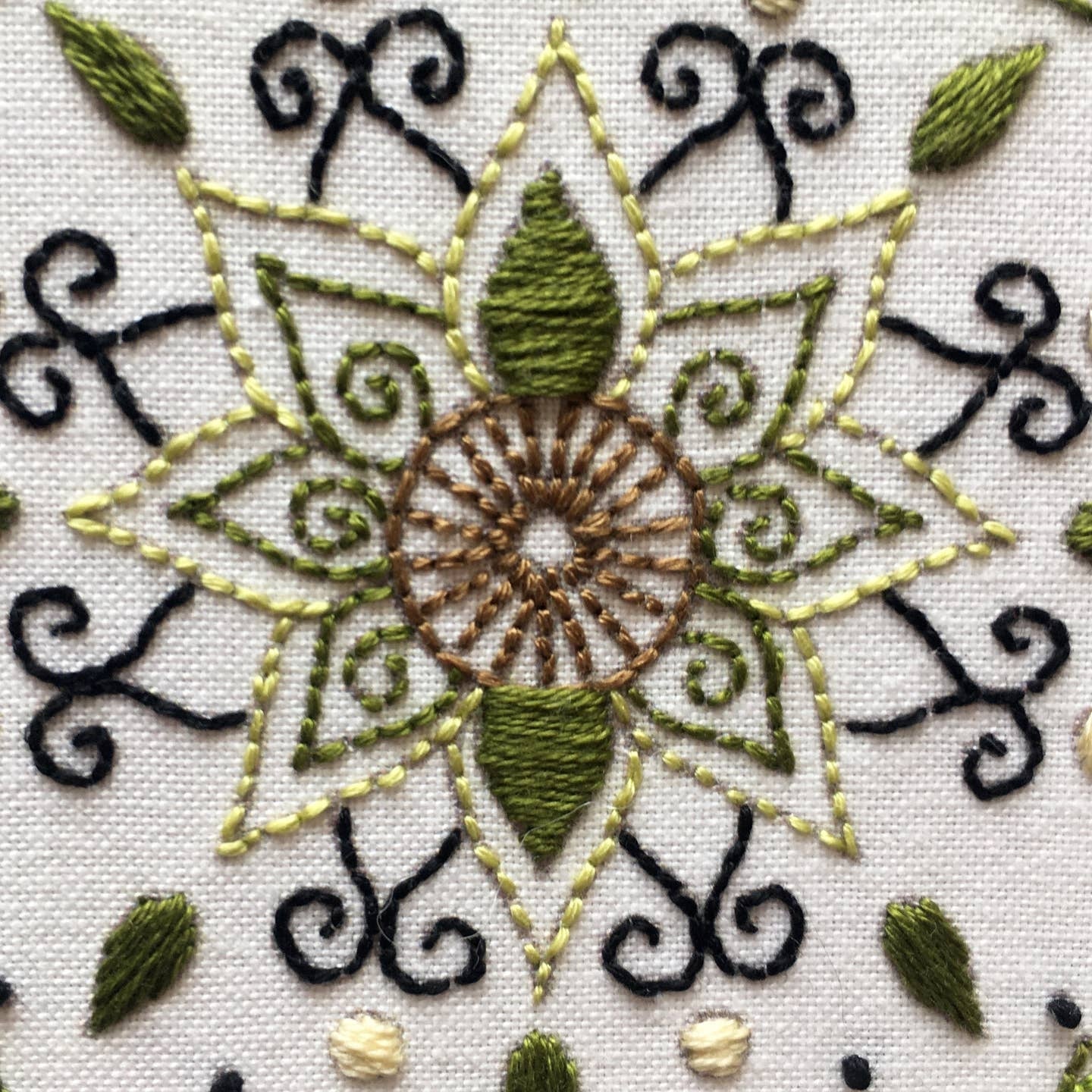 Kit de Broderie Grenouille – Motif fun à broder à la main | Avec ou sans cerceau Cinnamon