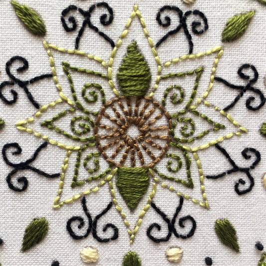 Kit de Broderie Grenouille – Motif fun à broder à la main | Avec ou sans cerceau Cinnamon