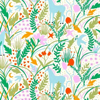 Furoshiki Licornes en coton – Emballage cadeau zéro déchet (4 tailles) Machatatelier