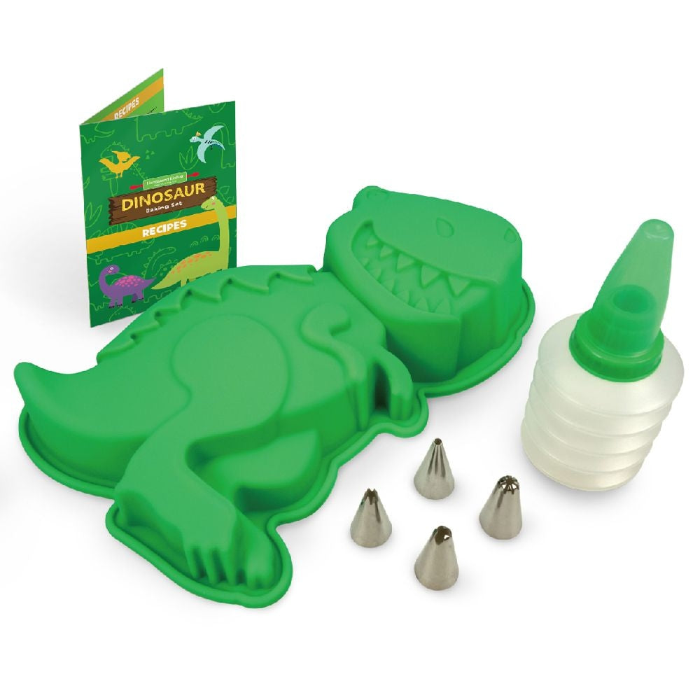 Kit gâteau dinosaure enfant – Moule + décoration pâtisserie 5 ans+ BoxCanDIY