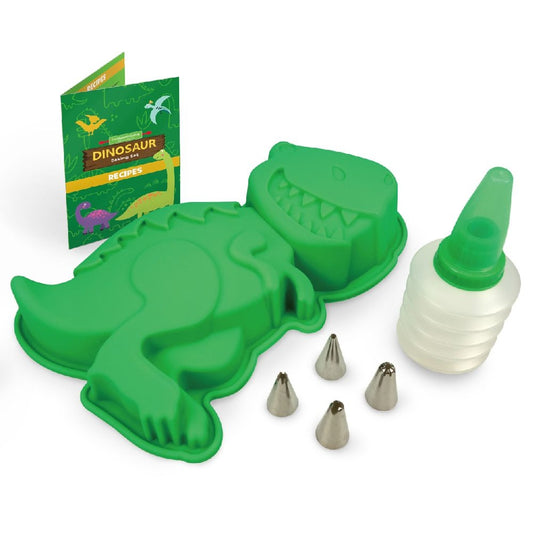 Kit gâteau dinosaure enfant – Moule + décoration pâtisserie 5 ans+ BoxCanDIY