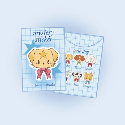 Mystery Sticker Série Dog – Sticker Chien Kawaii Mystère à Collectionner Liviaa.studio