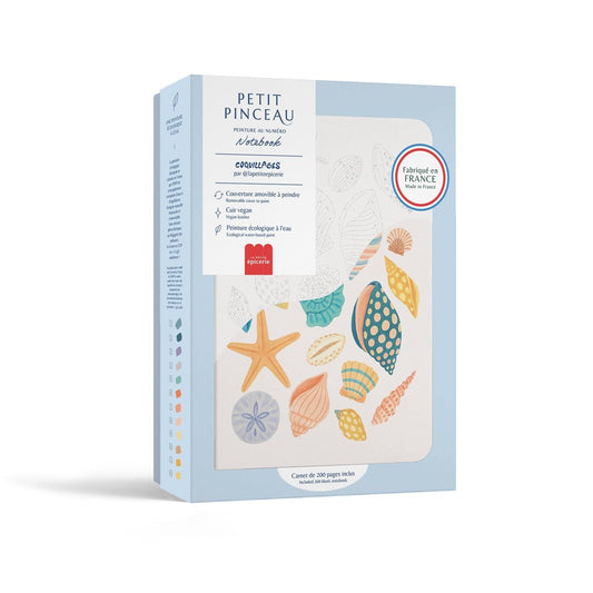Notebook à Peindre – Coquillage 🐚 | Carnet créatif à personnaliser | La Petite Épicerie LA PETITE EPICERIE