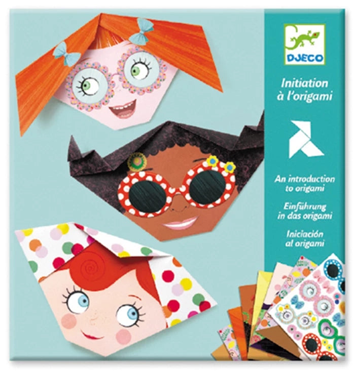 Kit Origami Animaux Marins Djeco avec feuilles illustrées pour enfants