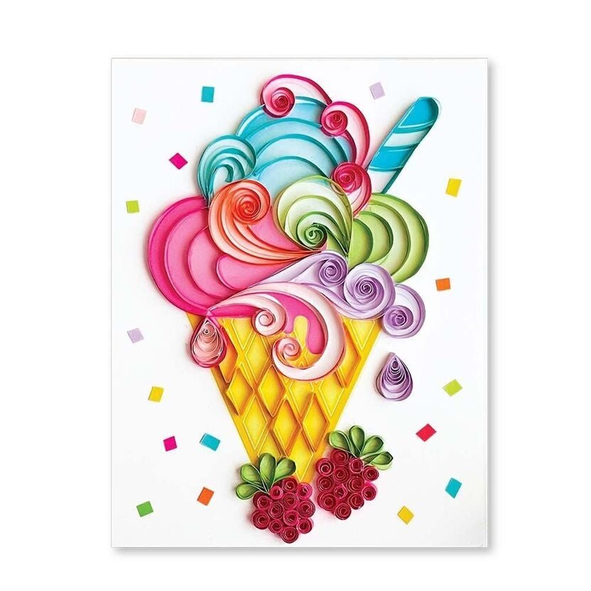 Coffret Quilling Sweet Treats BOX CANDIY® – Kit Créatif Papier Gourmand Enfant dès 6 ans JOY!
