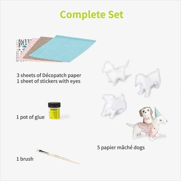 Kit complet Coffret créatif / Chien Décopatch