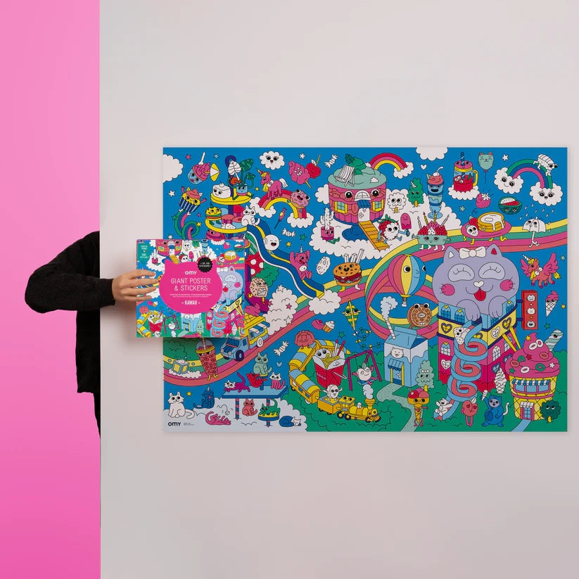 Kawaii - Cherche & trouve géant Poster OMY omy