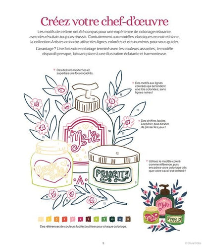 Parenthèse zen – Livre de coloriage relaxant et créatif multi-techniques Editions Marabout