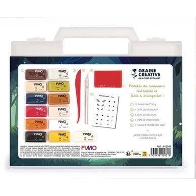 Mallette Fimo Fantasy Family – Kit Créatif Modelage Personnages Fantastiques GRAINE CREATIVE