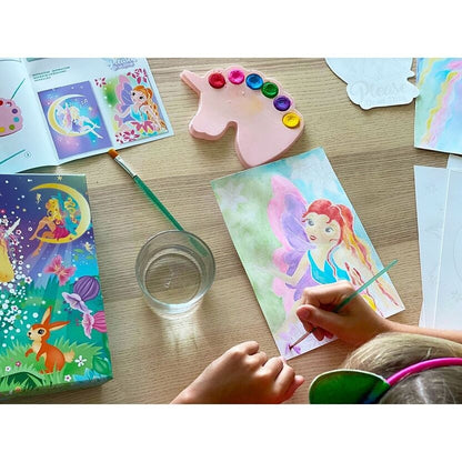 Coffret Aquarelle Forêt Magique BOX CANDIY® – Kit Créatif Enfant Licorne & Fées dès 6 ans BoxCanDIY