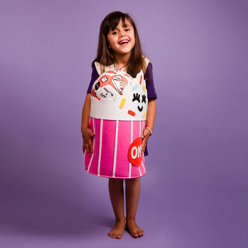 Sac de rangement enfant Yummy en feutrine – Panier ludique OMY 48 x 28 cm omy