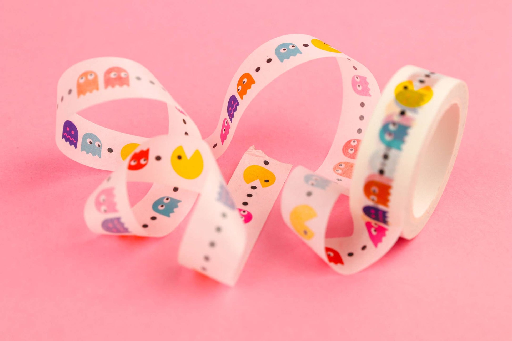 Washi Tape Pac Man – Ruban Adhésif Gaming Rétro Kawaii Studio Inktvis B.V.
