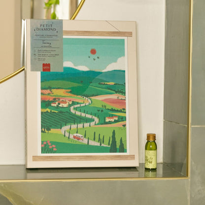 Coffret Petit Diamond Tuscany – Diamond Painting Toscane 30x40 cm | Nidhi Kachhadiya LA PETITE EPICERIE