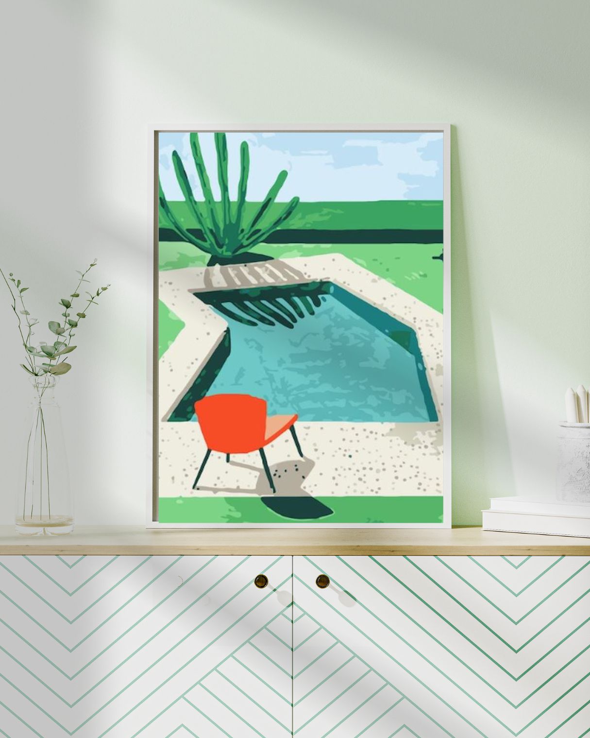 Peinture à Numéros sur Toile Tendue – The POOL 🎨✨