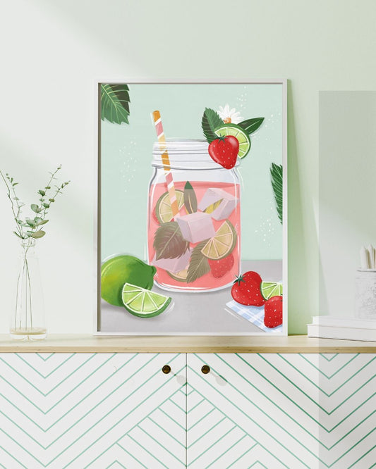 Peinture par numéros Joy! - "Pause Fraîcheur" | Toile tendue 20x30 cm JOY!
