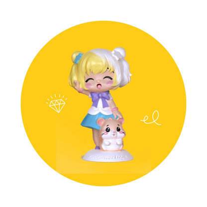 Gros plan sur les peintures gouache pastel fournies dans le coffret Mako Moulages Mes Amis Kawaii