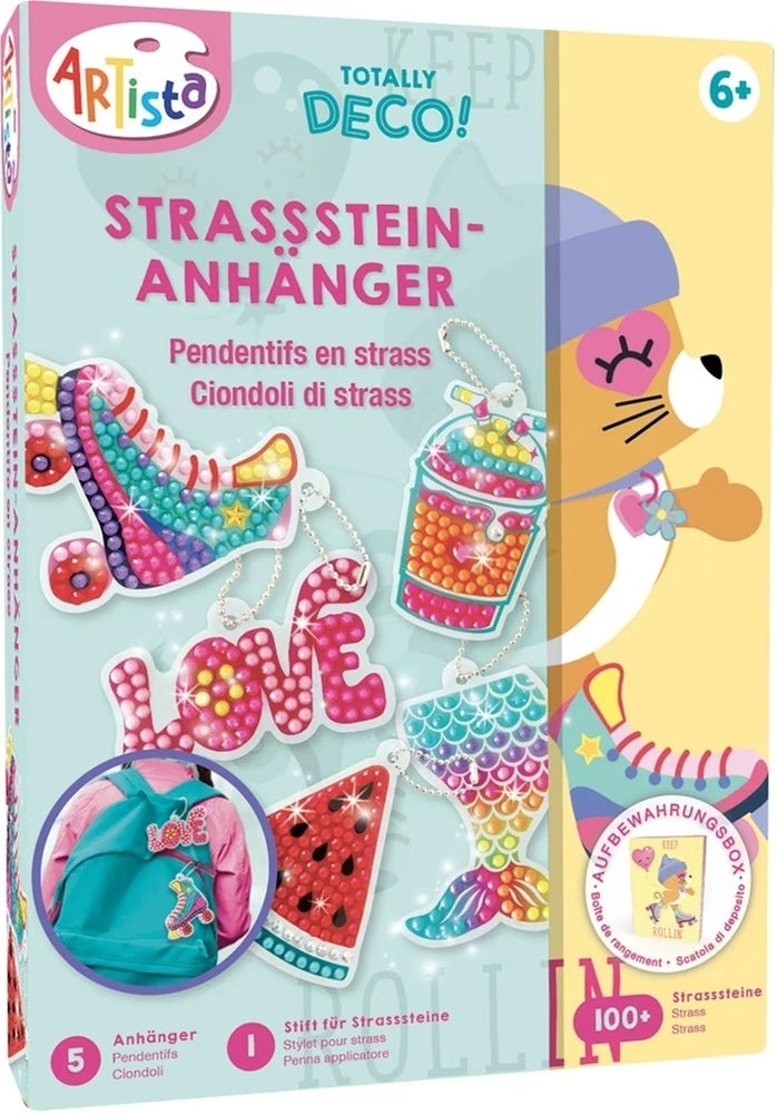 Kit créatif Artista pour créer des pendentifs en strass colorés