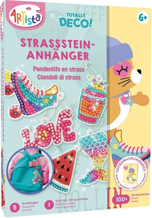 Kit créatif Artista pour créer des pendentifs en strass colorés