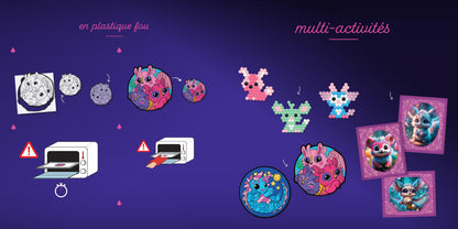 Kit de 270 perles à eau Fantasy Dreams avec grille pince et spray