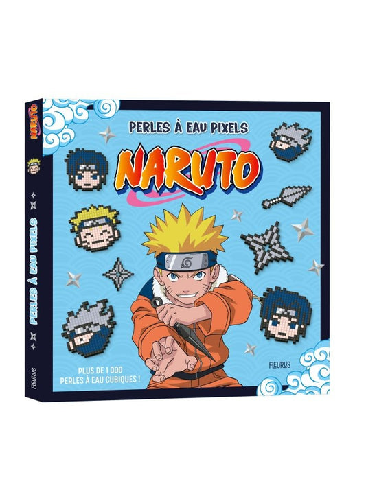 Perles à Eau Pixels Naruto – Kit Créatif + de 1000 Perles | 5 Modèles Edition Fleurus