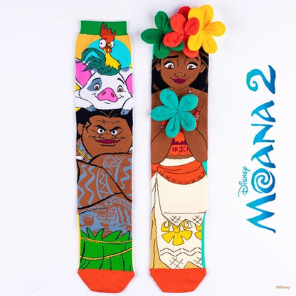 Chaussettes fantaisie MADMIA Disney Vaiana (Moana) – dépareillées – esprit des îles MADMIA