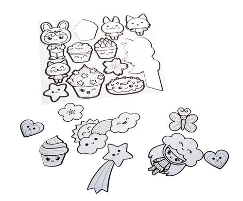 Plastique Fou Mes Créations Kawaii – Kit Créatif Bijoux, Grigris & Aimants Edition Fleurus