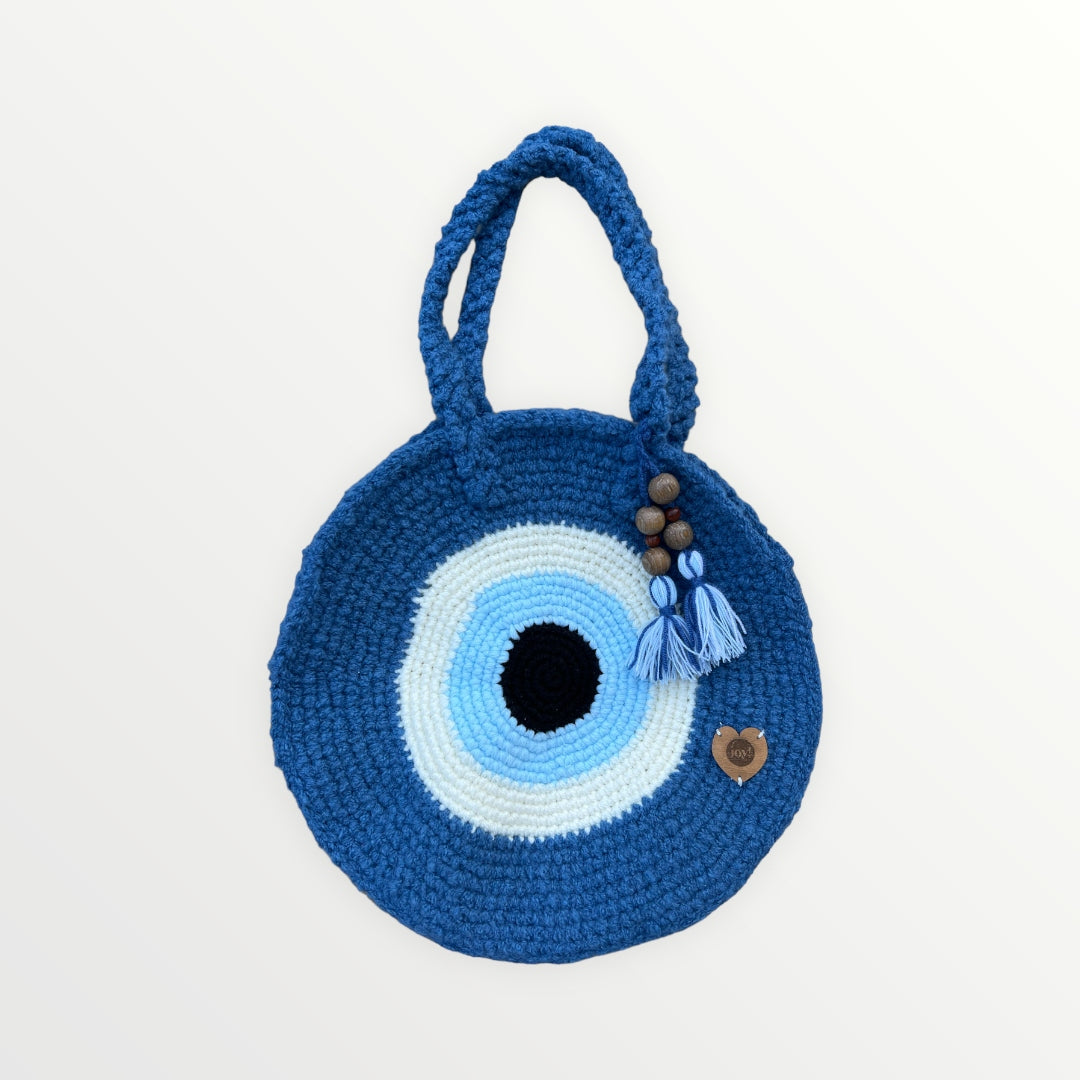 Sac en crochet fait main crochet Evil eye JOY!