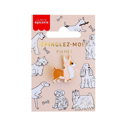 Broche Pin’s Corgi Émaillé – Accessoire Fun & Vintage LA PETITE EPICERIE