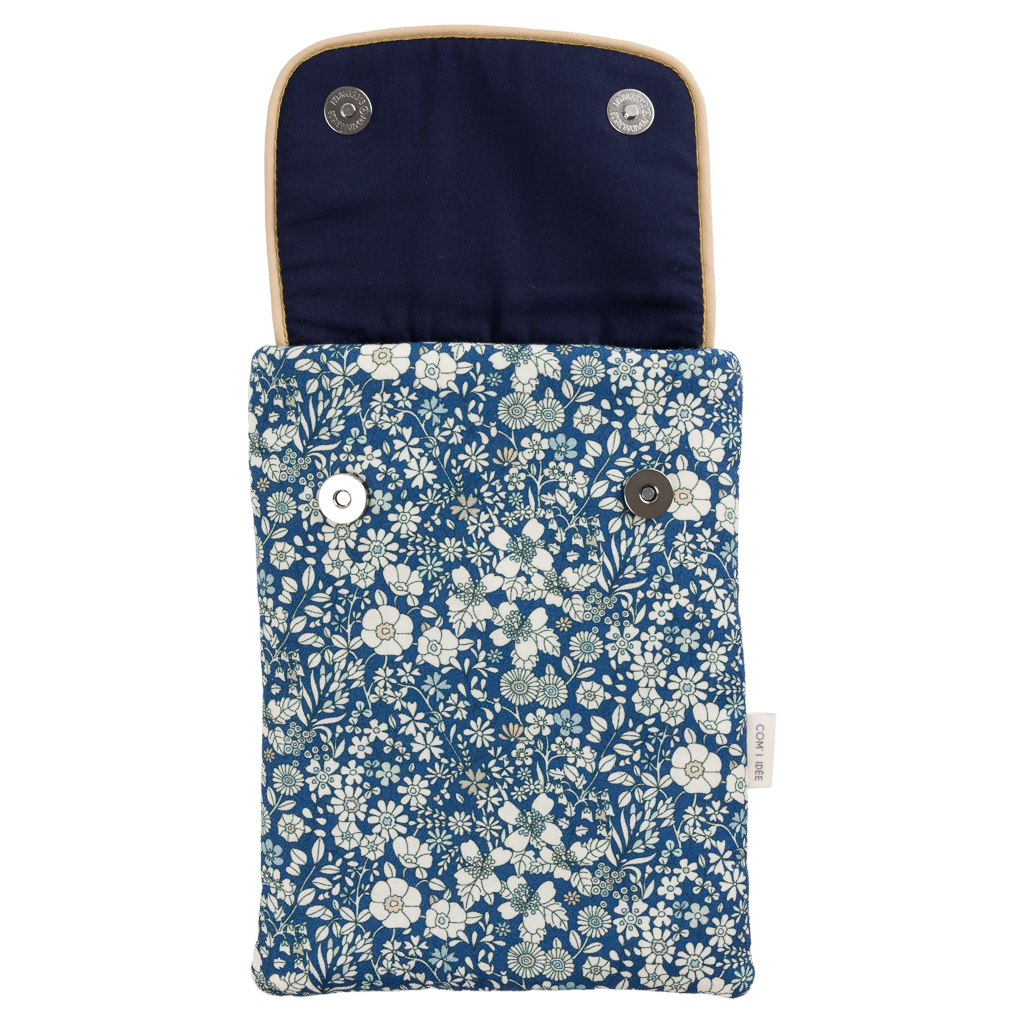 Kit couture pochette liseuse Victor – Étui fleuri rembourré pour Kindle & liseuse 6’’/7’’ Com'1 Idée
