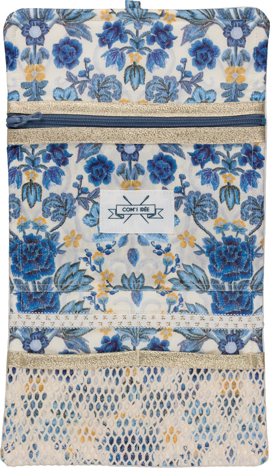 Kit Couture Pochette Beauté “Paulette” – Liberty & Matelassé Coton DIY Com'1 Idée