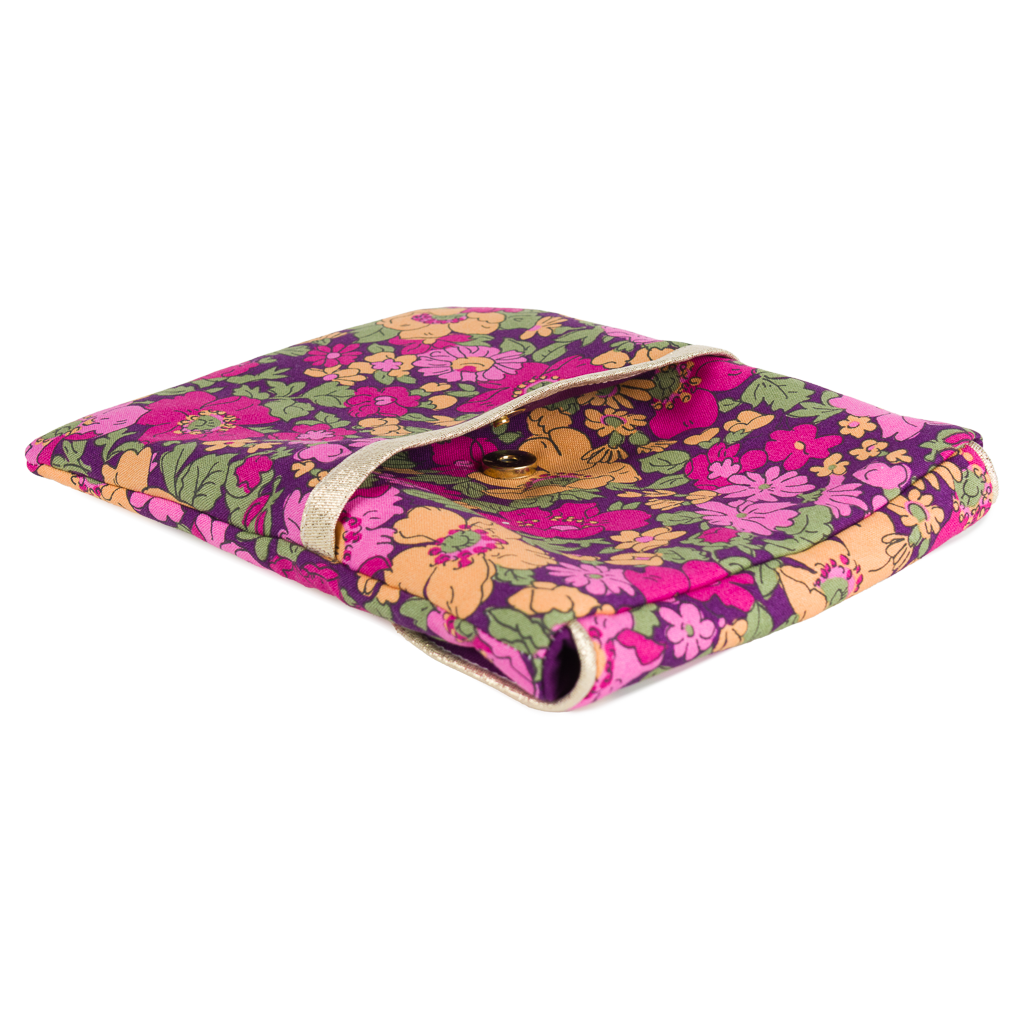 Kit liseuse Virginia – Kit couture pochette liseuse Liberty Fabric Com'1 Idée