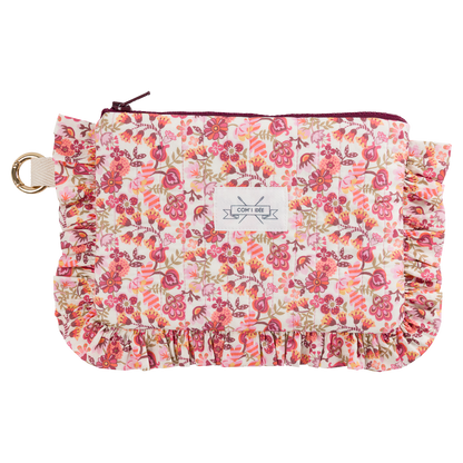 Kit pochette froufrou Dolorès – Kit couture DIY Liberty Fabri Com'1 Idée