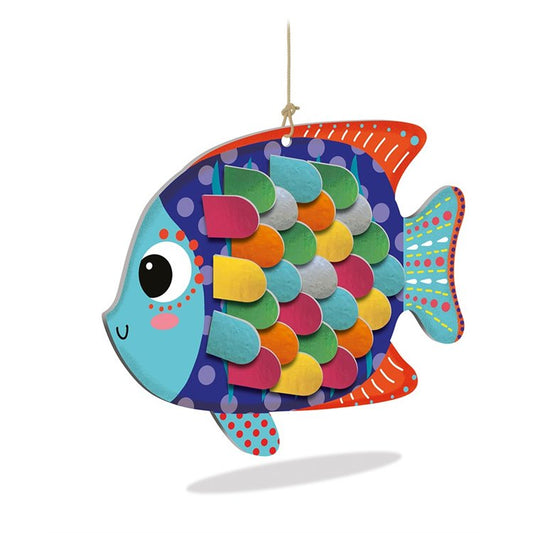 Animaux marins 3D écailles métallisées – Coffret créatif enfant Créa lign