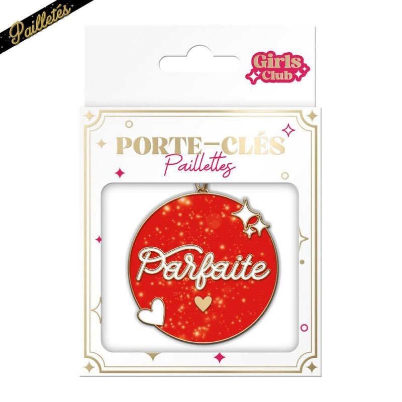 Porte-Clés Paillettes Parfaite – Cadeau Femme Original JOY!