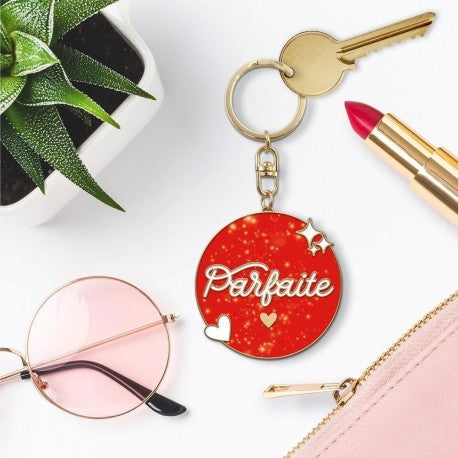Porte-Clés Paillettes Parfaite – Cadeau Femme Original JOY!