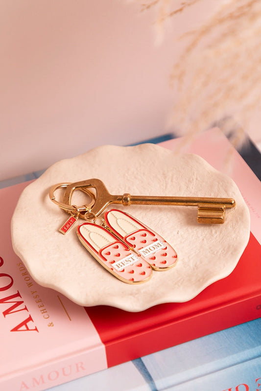 porte clés best mom élégant pour trousseau de clés ou sac