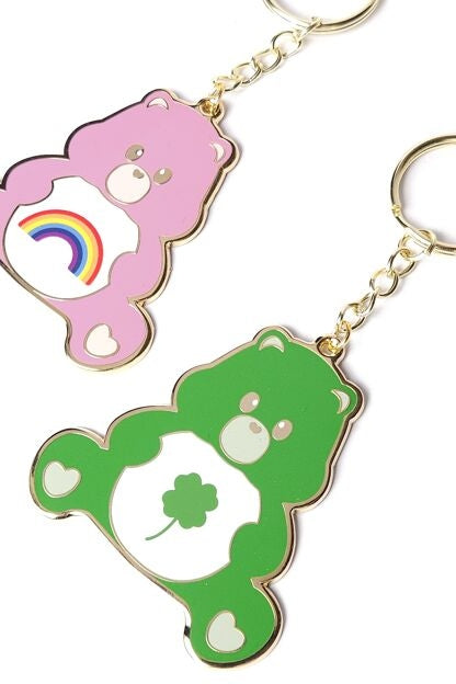 Porte-clés Bonne Chance Care Bear – Bisounours vert porte-bonheur studio inktvis