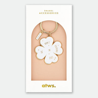 Porte-clés Don't Lose Me en émail doré – accessoire fun pour clés All the ways to say