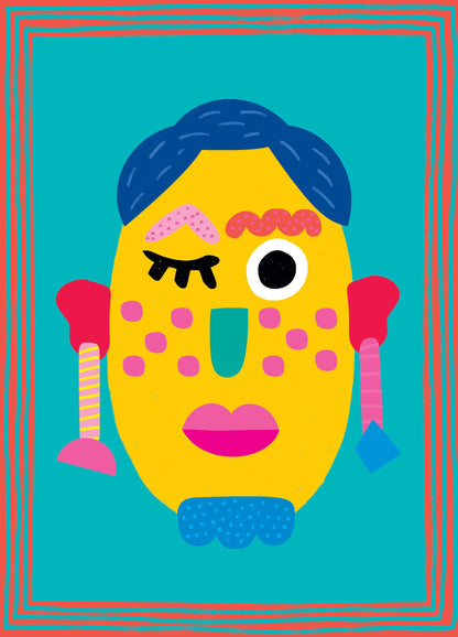 FUNNY PORTRAITS – Kit créatif 8 portraits rigolos dès 3 ans | OMY x Gallimard les Ateliers OMY & Gallimard Jeunesse