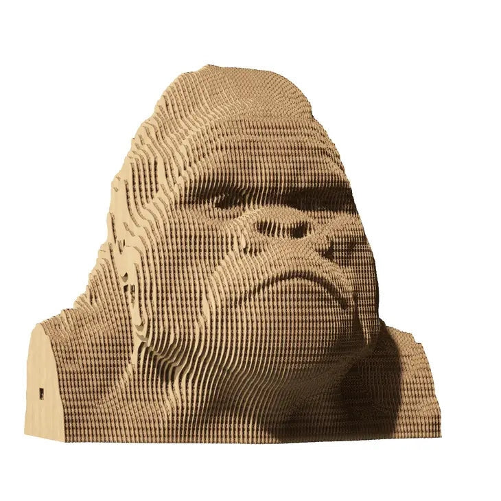 Puzzle 3D Gorilla – Sculpture en Carton Recyclé CARTONIC® Cartonic