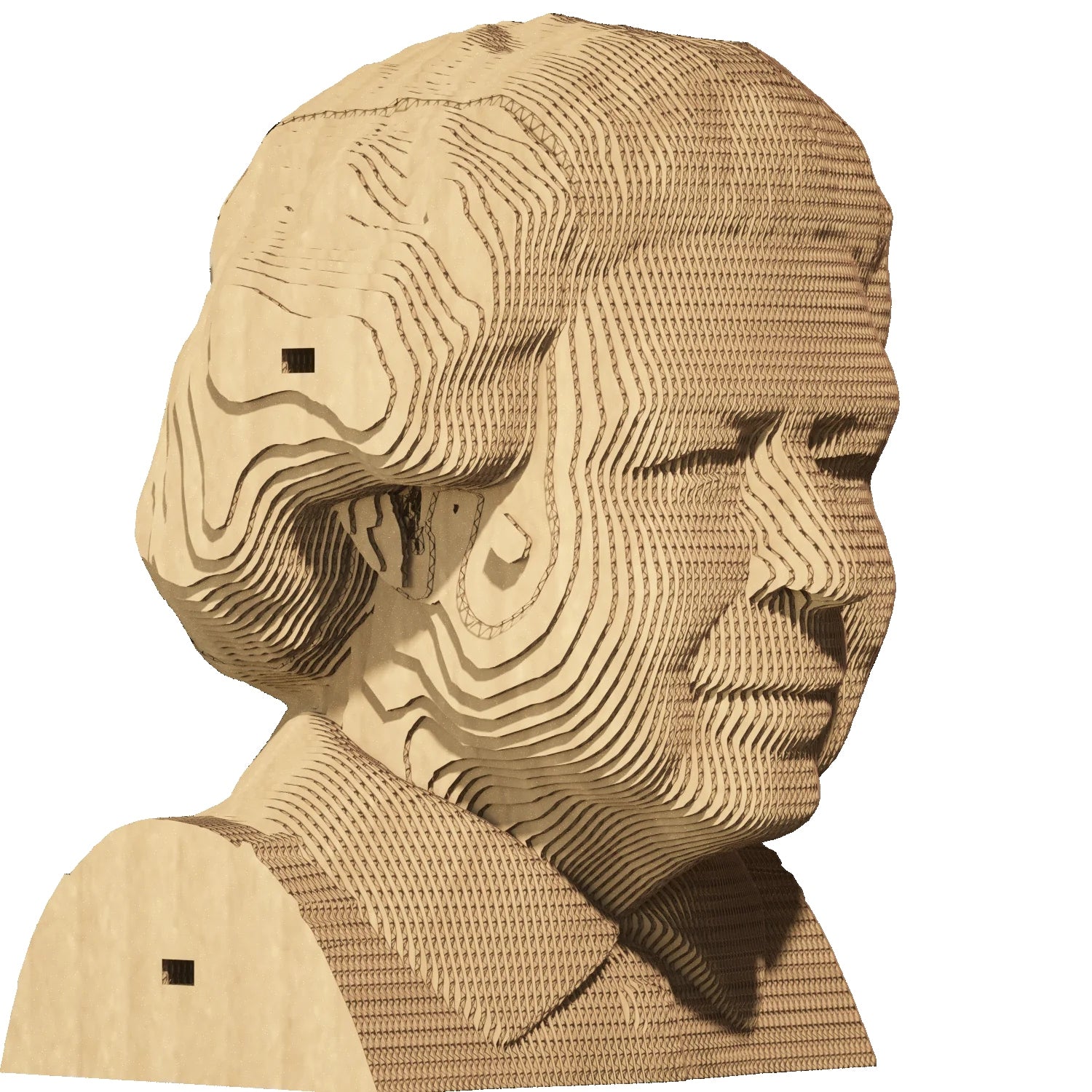 Puzzle 3D Queen Elizabeth II – Sculpture en Carton Recyclé CARTONIC Cartonic