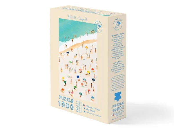 Puzzle Beach Life 1000 Pièces – Melisa Bilgici | Puzzle Adulte Fabriqué en France LA PETITE EPICERIE