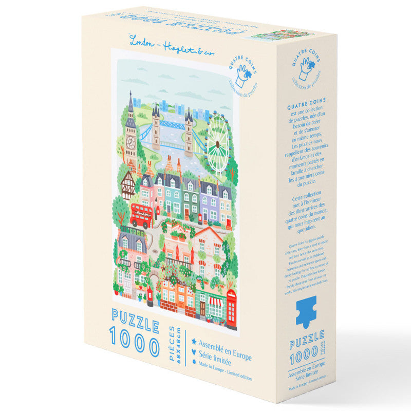 Puzzle London 1000 pièces illustré par Hoglet and Co