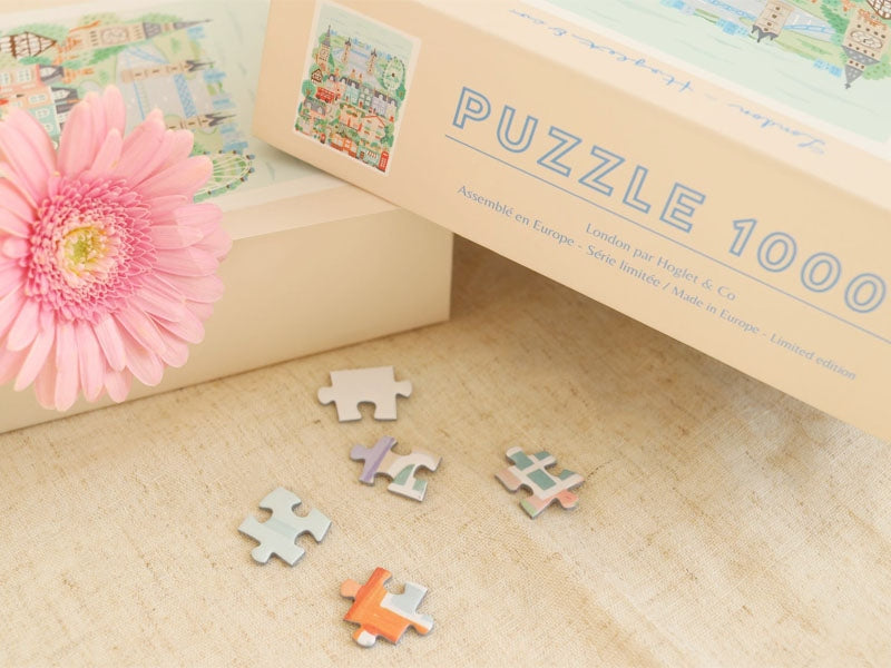 Puzzle London collection Quatre Coins disponible chez Joy Cadeaux